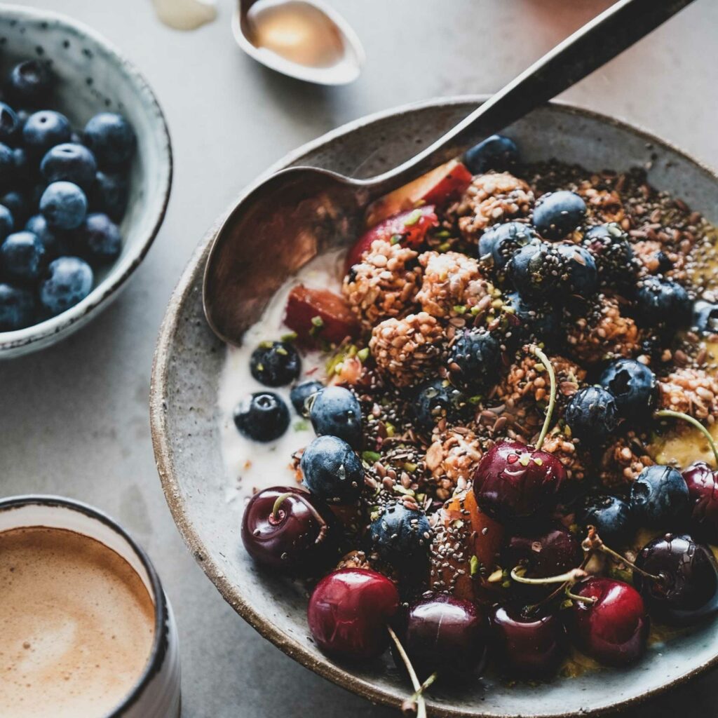 céréales complètes petit-déjeuner