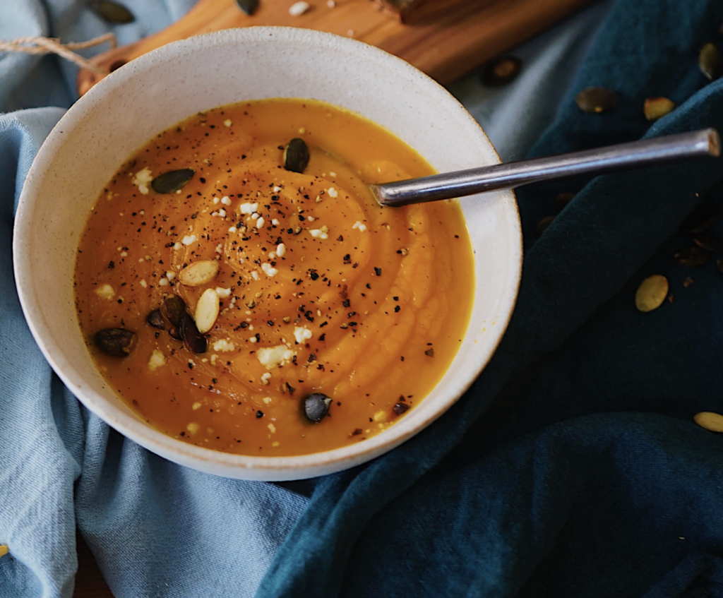 Soupe de carottes crues