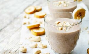 Smoothie poires et chocolat